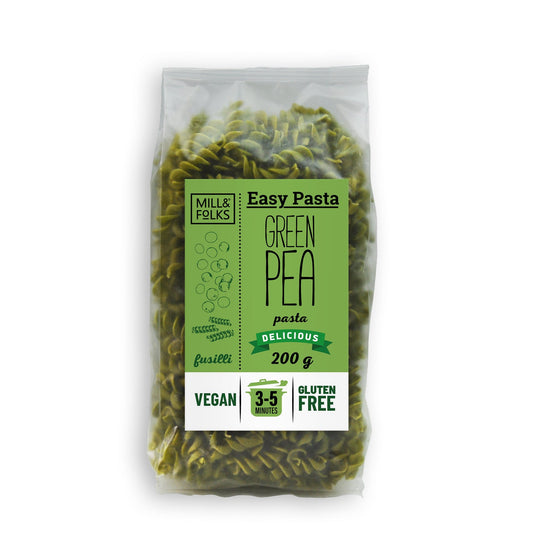 Green Pea pasta fusilli