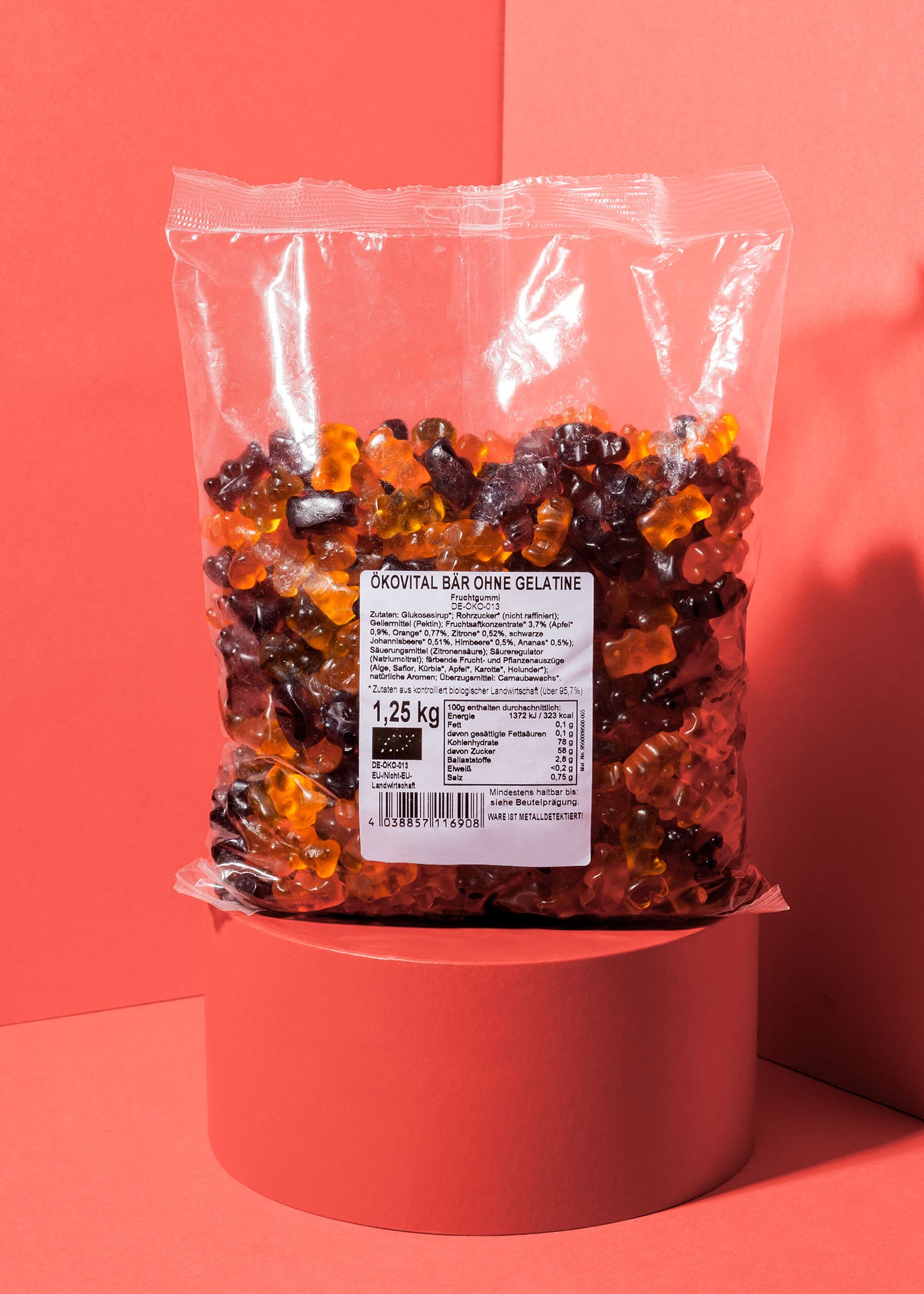 Organic Jelly Bears without gelatin /100g