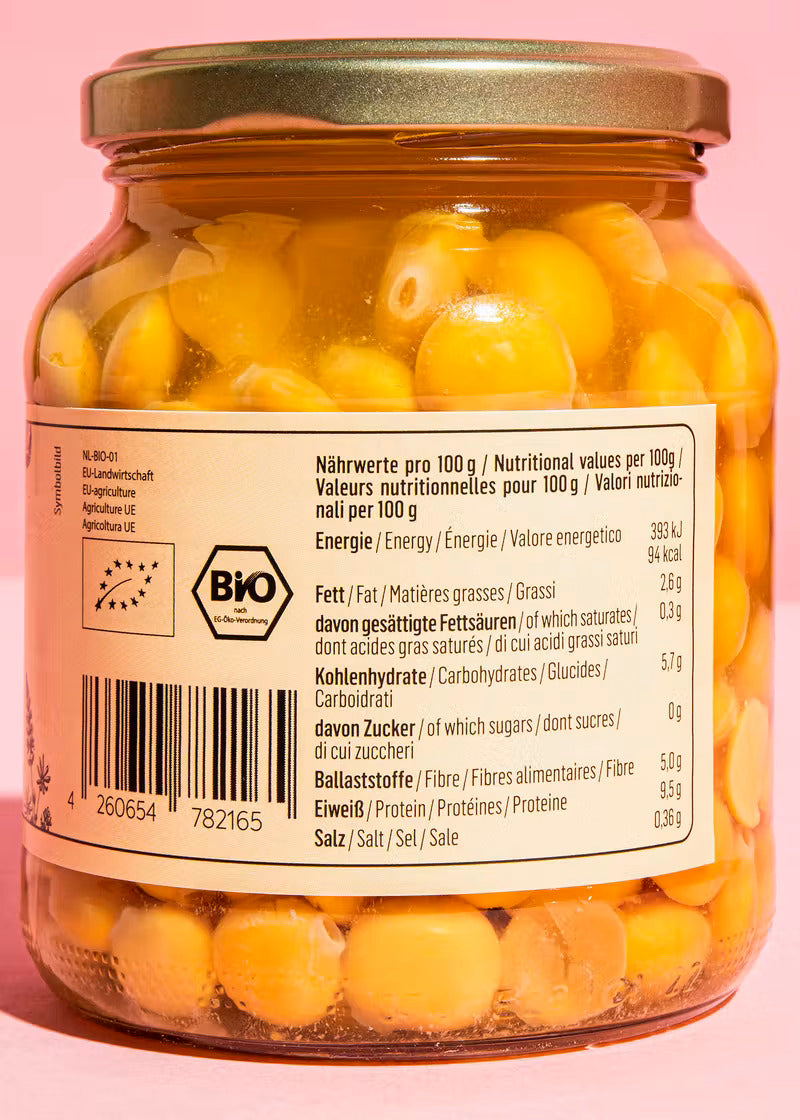 Organic Lupins in salt water  (in a jar) 190 g